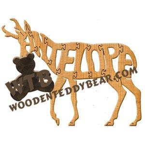 Animals Antelope fretwork scroll saw pattern | The Wooden Teddy Bear