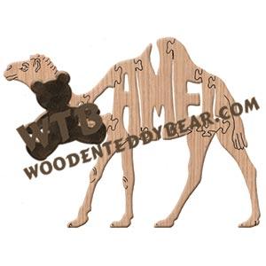 Animals Dromedary Camel fretwork scroll saw pattern | The Wooden Teddy Bear