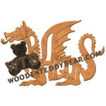 Puzzles Dragon fretwork scroll saw pattern | The Wooden Teddy Bear