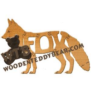 Animals Fox fretwork scroll saw pattern | The Wooden Teddy Bear