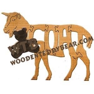 Animals Goat fretwork scroll saw pattern | The Wooden Teddy Bear