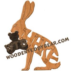 Animals Hare fretwork scroll saw pattern | The Wooden Teddy Bear