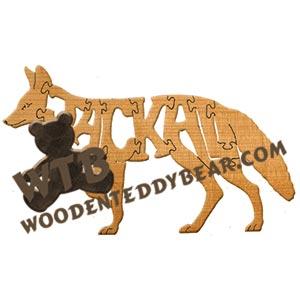 Animals Jackal fretwork scroll saw pattern | The Wooden Teddy Bear