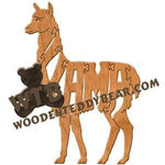 Animals Llama fretwork scroll saw pattern | The Wooden Teddy Bear