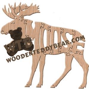 Animals Moose fretwork scroll saw pattern | The Wooden Teddy Bear