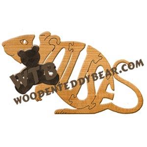 Animals Mouse fretwork scroll saw pattern | The Wooden Teddy Bear