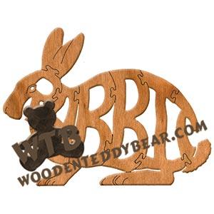 Animals Rabbit fretwork scroll saw pattern | The Wooden Teddy Bear