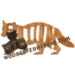 Animals Raccoon fretwork scroll saw pattern | The Wooden Teddy Bear