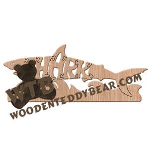 Animals Shark fretwork scroll saw pattern | The Wooden Teddy Bear