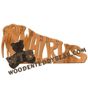 Animals Walrus fretwork scroll saw pattern | The Wooden Teddy Bear