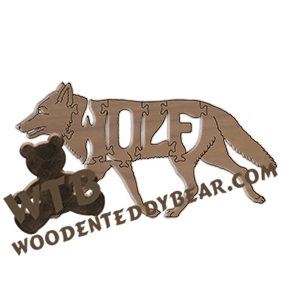 Animals Wolf Running fretwork scroll saw pattern | The Wooden Teddy Bear