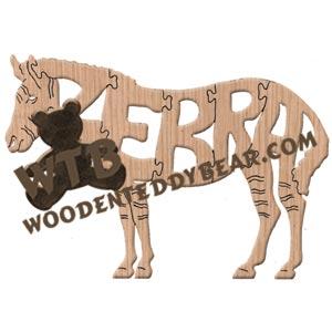 Animals Zebra fretwork scroll saw pattern | The Wooden Teddy Bear