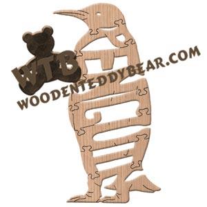 Animals Penguins fretwork scroll saw pattern | The Wooden Teddy Bear