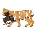 Cats Manx fretwork scroll saw pattern | The Wooden Teddy Bear