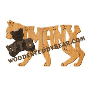 Cats Manx fretwork scroll saw pattern | The Wooden Teddy Bear