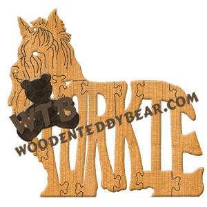 Dogs Yorkie fretwork scroll saw pattern | The Wooden Teddy Bear