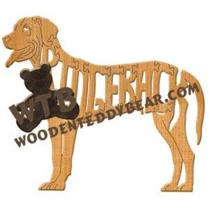 Beauceron Dog puzzle, wooden dog puzzle, dog puzzle, wooden animal