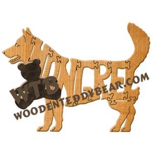 Beauceron Dog puzzle, wooden dog puzzle, dog puzzle, wooden animal