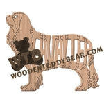 Dogs Cavalier King Charles Spaniel fretwork scroll saw pattern | The Wooden Teddy Bear