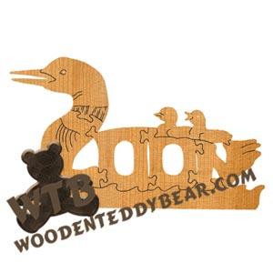 Birds Loon fretwork scroll saw pattern | The Wooden Teddy Bear