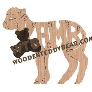 Animals Lamb fretwork scroll saw pattern | The Wooden Teddy Bear