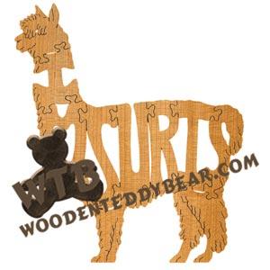 Animals I Love Suris fretwork scroll saw pattern | The Wooden Teddy Bear