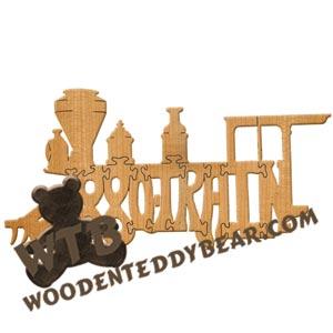 1880 Train fretwork scroll saw pattern | The Wooden Teddy Bear