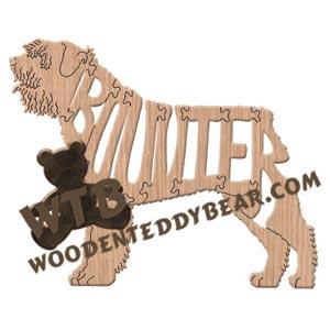 Dogs Bouvier des Flandres fretwork scroll saw pattern | The Wooden Teddy Bear