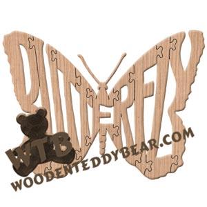 Animals Butterfly fretwork scroll saw pattern | The Wooden Teddy Bear