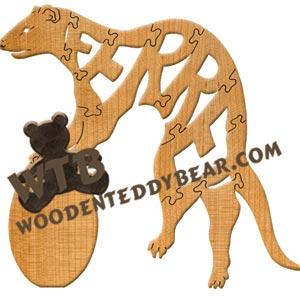 Animals Ferret dancing fretwork scroll saw pattern | The Wooden Teddy Bear