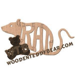Animals Rat fretwork scroll saw pattern | The Wooden Teddy Bear