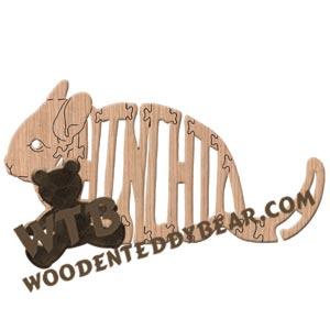 Animals Chinchilla fretwork scroll saw pattern | The Wooden Teddy Bear