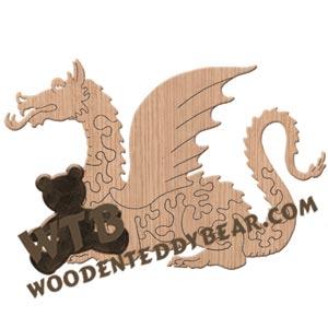 Puzzles Dragon  #2 fretwork scroll saw pattern | The Wooden Teddy Bear