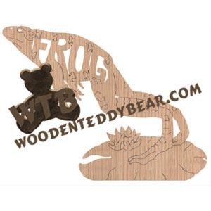 Animals Frog jumping fretwork scroll saw pattern | The Wooden Teddy Bear