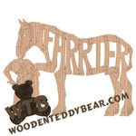 Horses Farrier #2 with horse fretwork scroll saw pattern | The Wooden Teddy Bear