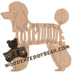 Dogs Toy Poodle fretwork scroll saw pattern | The Wooden Teddy Bear