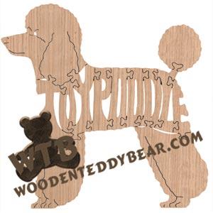 Dogs Toy Poodle fretwork scroll saw pattern | The Wooden Teddy Bear