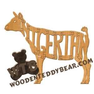 Animals Nigerian goat fretwork scroll saw pattern | The Wooden Teddy Bear