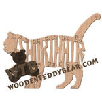 Cats Shorthair British fretwork scroll saw pattern | The Wooden Teddy Bear