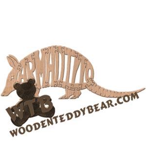 Animals Armadillo fretwork scroll saw pattern | The Wooden Teddy Bear