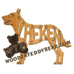 Dogs Laeken Belgian Laeckenois fretwork scroll saw pattern | The Wooden Teddy Bear