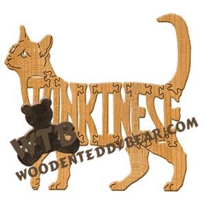 Cats Tonkinese fretwork scroll saw pattern | The Wooden Teddy Bear