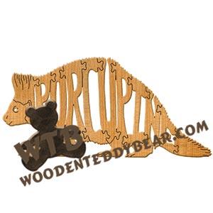 Animals Porcupine fretwork scroll saw pattern | The Wooden Teddy Bear