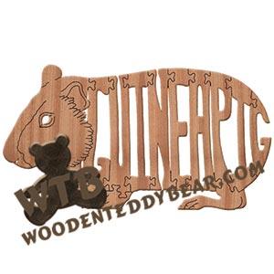 Animals Guinea Pig fretwork scroll saw pattern | The Wooden Teddy Bear