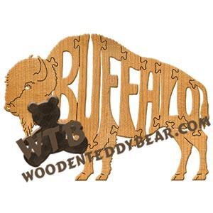 Animals Buffalo fretwork scroll saw pattern | The Wooden Teddy Bear