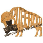 Animals Buffalo fretwork scroll saw pattern | The Wooden Teddy Bear