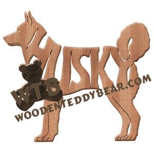 Ornament Husky fretwork scroll saw patterns | The Wooden Teddy Bear