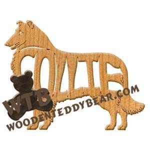 Ornament Collie fretwork scroll saw patterns | The Wooden Teddy Bear