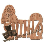 Ornament Shih-Tzu fretwork scroll saw patterns | The Wooden Teddy Bear