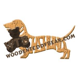 Ornament Dachshund fretwork scroll saw patterns | The Wooden Teddy Bear